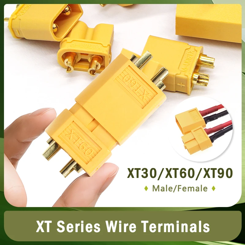 XT30U XT60 XT90 Male Female Bullet Connectors Plugs For RC Lipo Battery Quadcopter Multicopter For Aircraft Accessories Parts