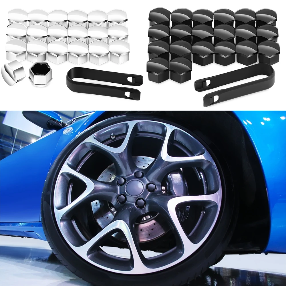 17mm 20 Pieces Car Wheel Nut Caps Protection Cover for BMW 4 3 2 1 5 series E39 F30 F20 F32 X1 X2 X3 X4 X5 X6 X7