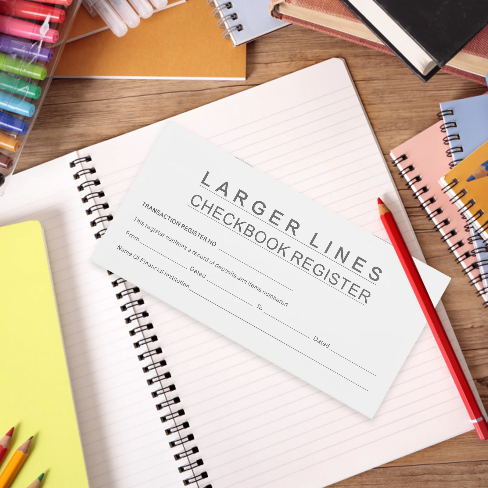 12 قطعة من سجلات دفتر الأستاذ الشخصية سهلة القراءة لحفظ السجلات المالية دفتر المحاسبة المحمول لـ #1