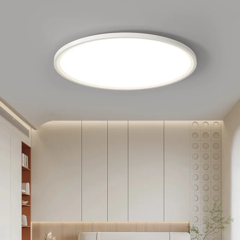 Modern Simple Led Living Room Ultra-thin Ceiling Light Bedroom Lighting White Ceiling Light Living Room Ceiling Decoration