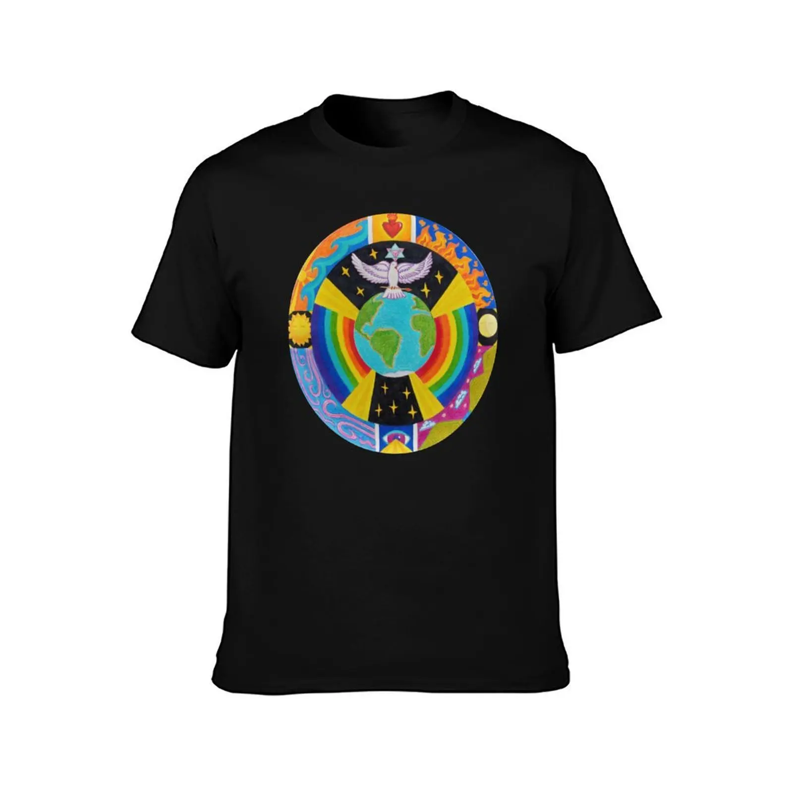 Symbol of the Sacred HeARTist - Awakened Creators Symbol T-Shirt Big and Tall Casual T-Shirt