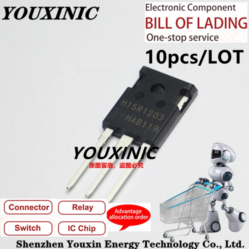 

YOUXINIC 2019+ 100% new imported original IKW15N120H3 K15H1203 TO-247 IGBT single tube reverse welding machine 15A 1200V