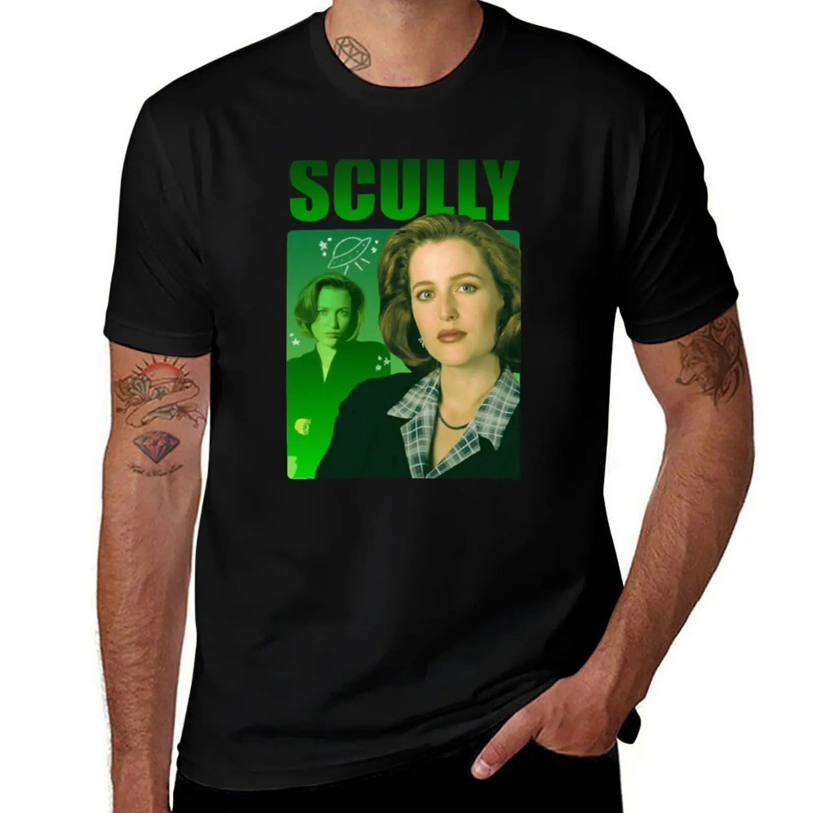 Футболка с винтажным ретро-дизайном Dana Scully The X Files, повседневная модная хлопковая футболка с короткими рукавами