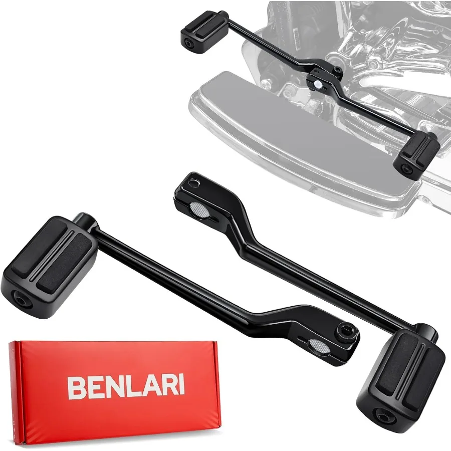 

Heel Toe Shifter Pegs, 304 Stainless Steel Shifter Lever Pegs Fit for Harley Touring Street Glide Road Glide Road King Electra G