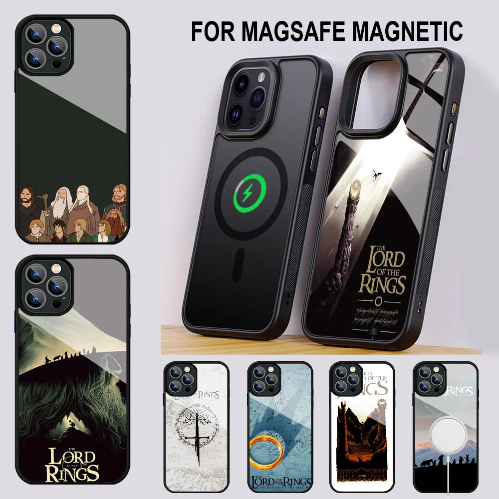 Movie The L-Lord R-Rings Phone Case For IPhone 16 15 14 13 Pro Max 11 12 Mini Alex Mirror For Magsafe Wireless Charging Cover