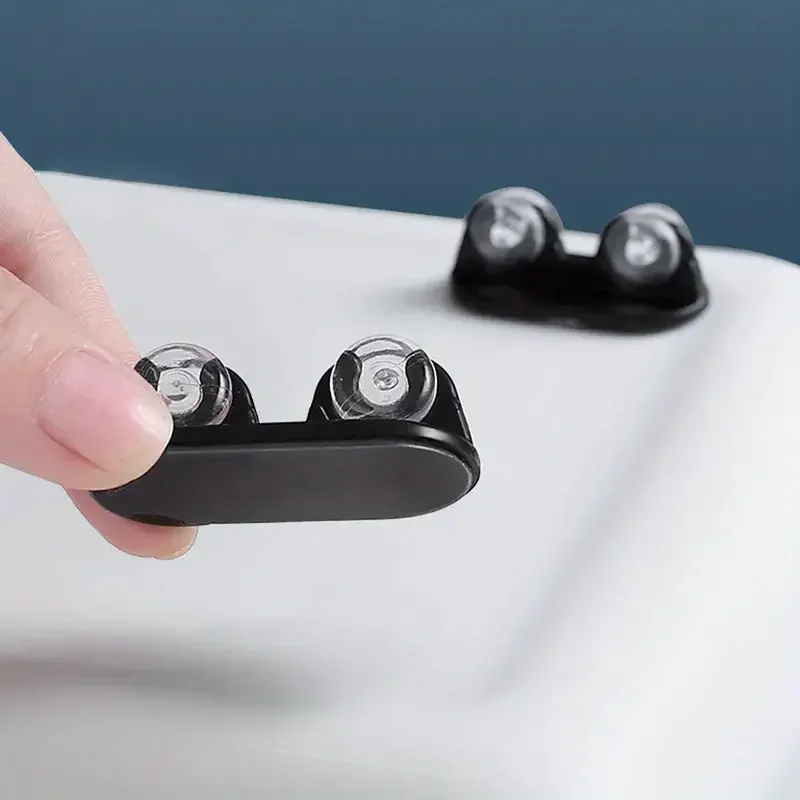 Adhesive Furniture Caster Wheels - 4Pcs Silent Trash Can Box Casters No Scratches Home Use image 6