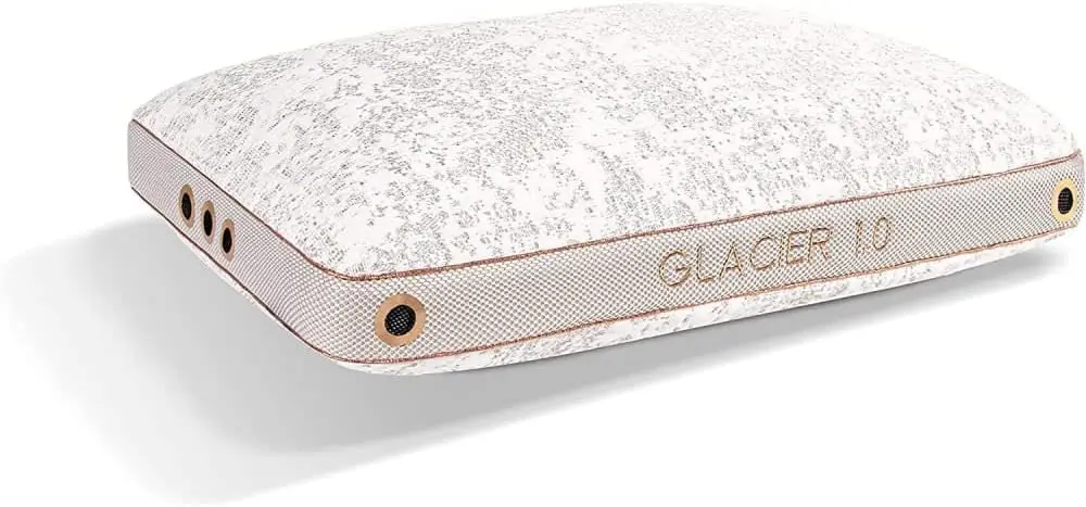 Glacier Performance Pillow - Size 1.0 - Cooling Pillow for Hot Sleepers - Soft Bed Pillows with Washable Cover- Back, Stomach, a