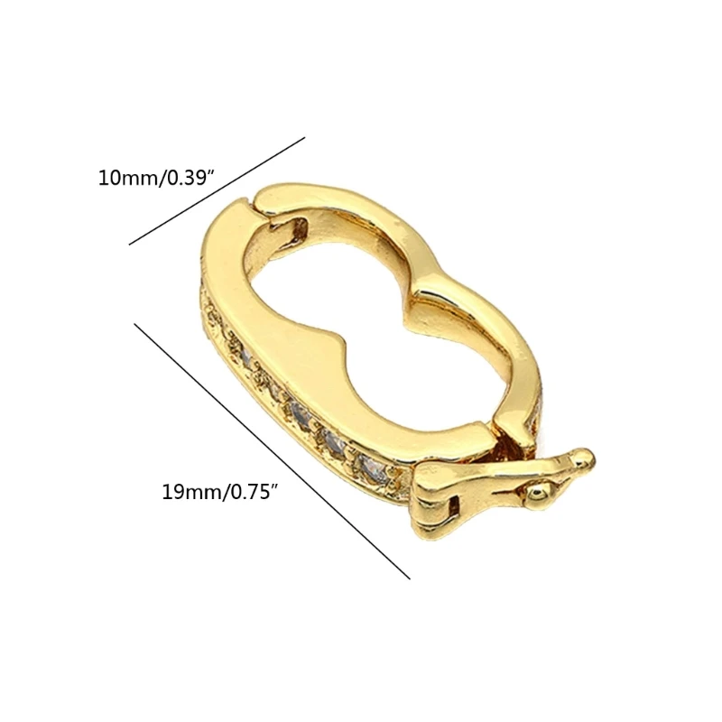 Necklace Shortener Clasp Pearl Enhancer Click Clasp Jewelry Making Supplies Jewelry Buckles Charm Beads Necklace Connector