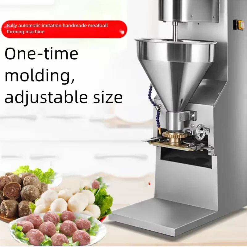 Automatic Multifunctional Meatball Forming Machine Durable   Versatile Maker for Snack Bars Stuffed Meatballs Catering Services
