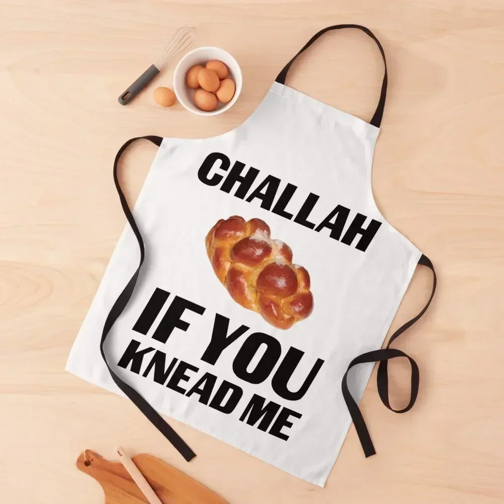 

Challah If You Knead Me Apron Useful Things For Kitchen Chef jacket men Household Items Useful women's kitchens Apron