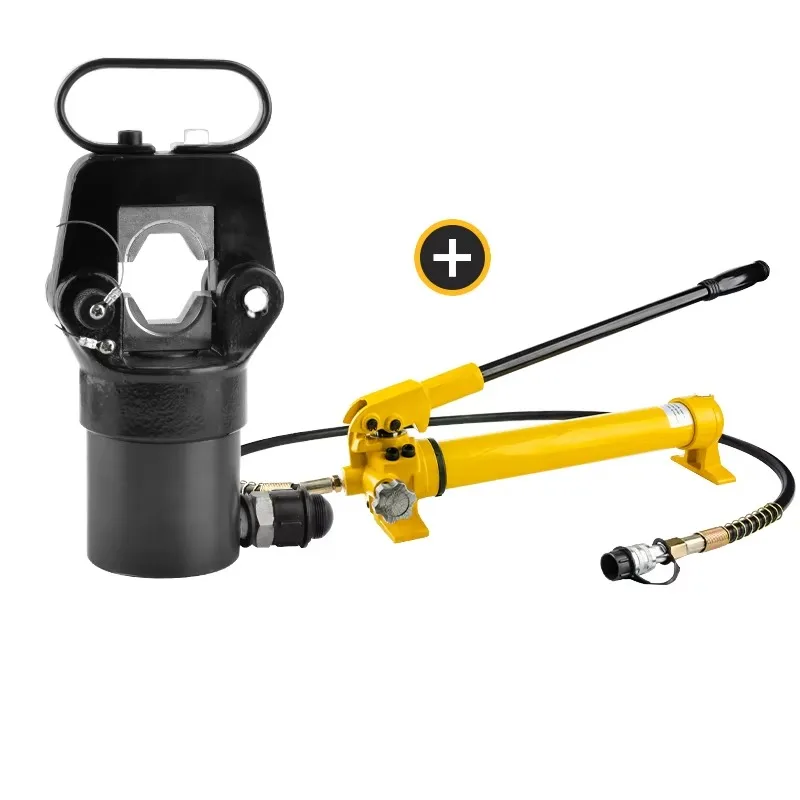 FYQ-400 Manual Cable Crimping Pliers 25 Tons Hydraulic Tools For Construction Includes Split Hydraulic Pliers