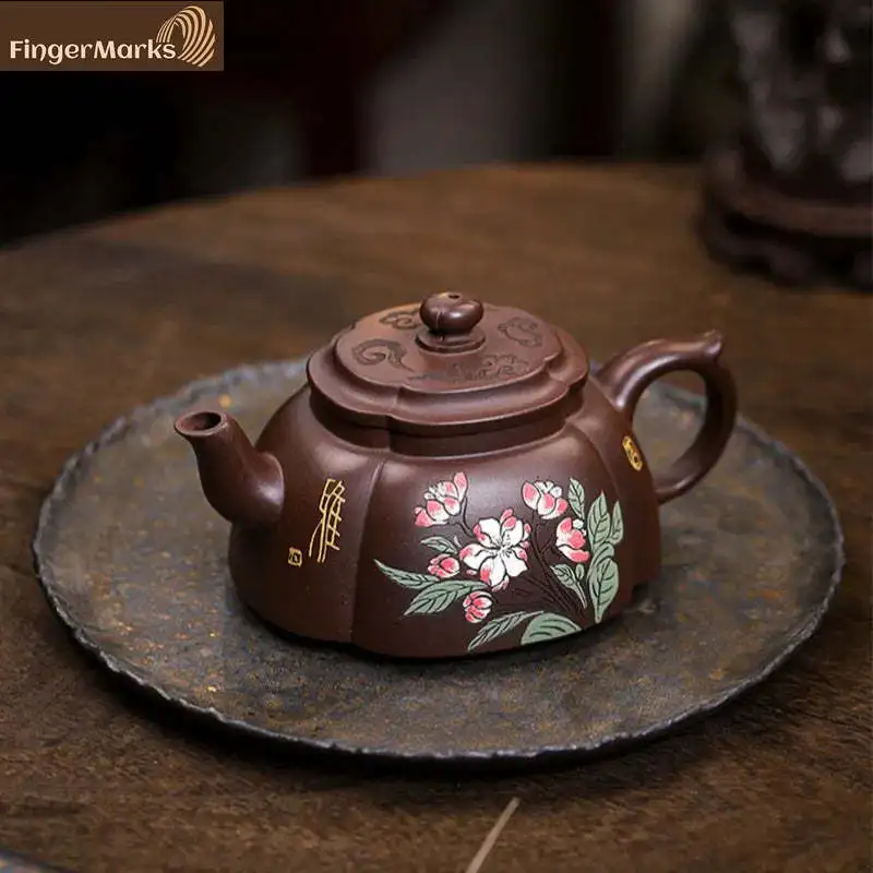 

350ml | Authentic Yixing Zisha Teapot | Qing Xiang Hai Tang - Zi Jia Ni