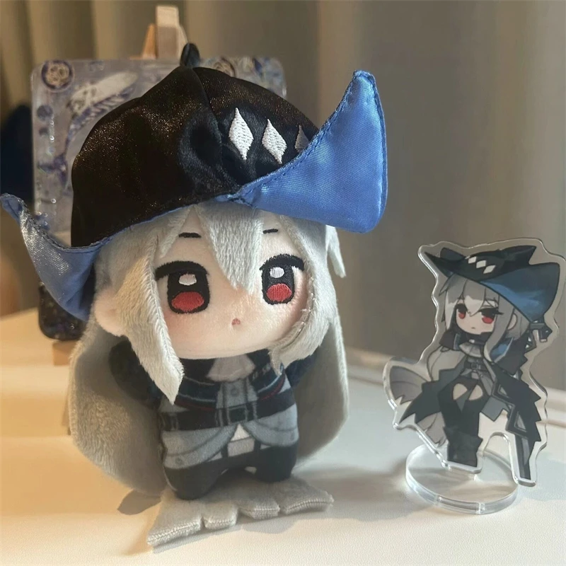 

Игра Arknights Skadi, плюшевая кукла, мини-мягкая игрушка, брелок 10 см, милый аниме-подвеска для сумок и детских фанатов, подарки на день рождения