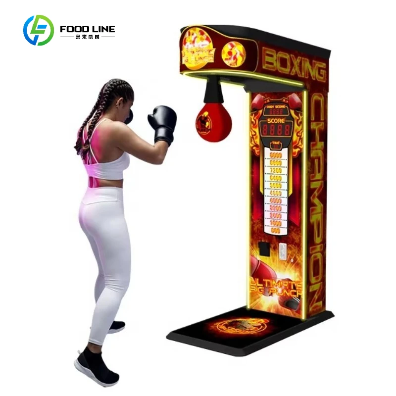 FL Wholesale Boxing Champions Arcade Street Amusement Coin Operated Games Boxing Game Punch Machine Price for Sale Customized