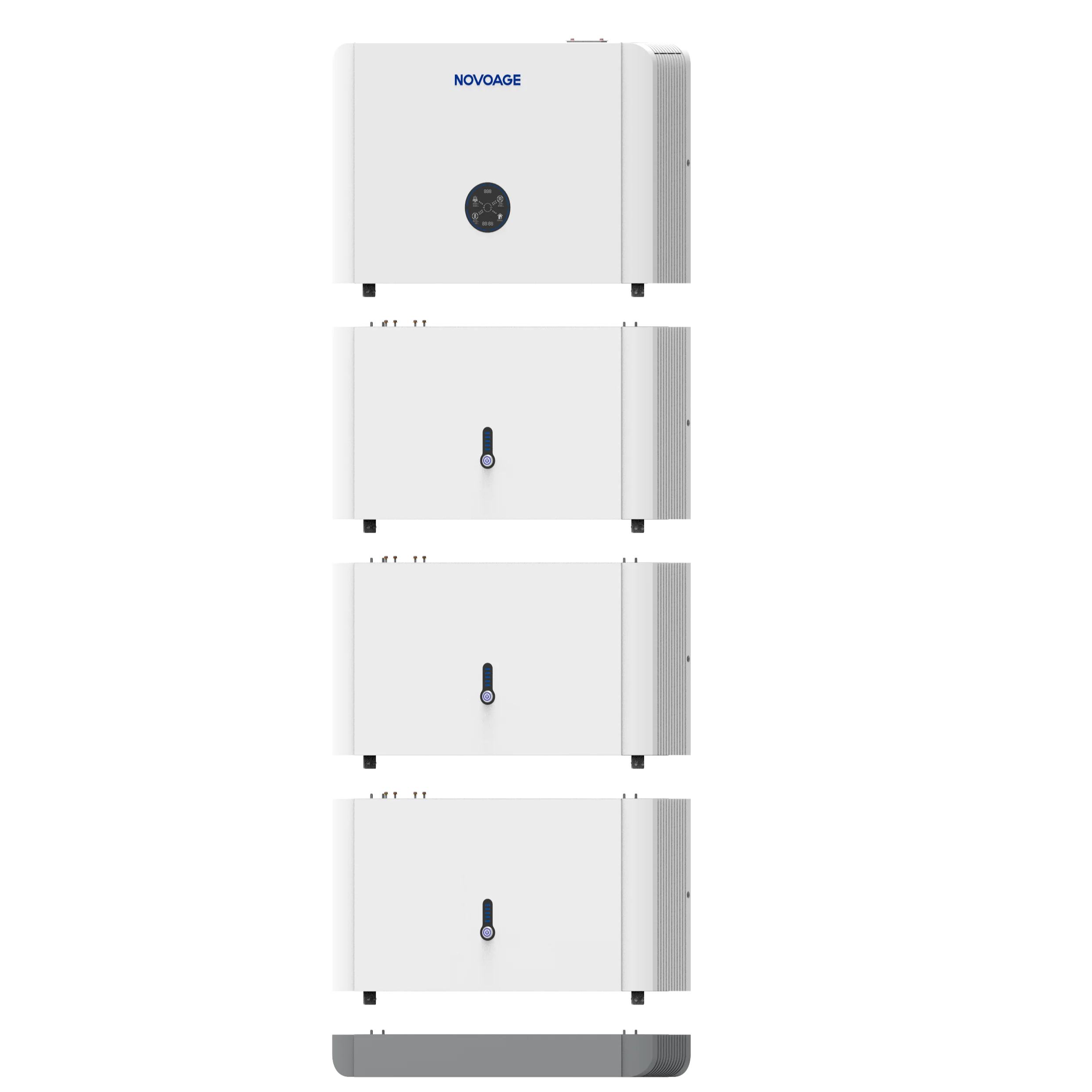 Sistema de Almacenamiento de Energía Solar para el Hogar Todo en Uno, Batería de Litio LiFePO4 Apilable de 5-10kW con Inversor, Garantía de 5/10 Años, Híbrido a la Red