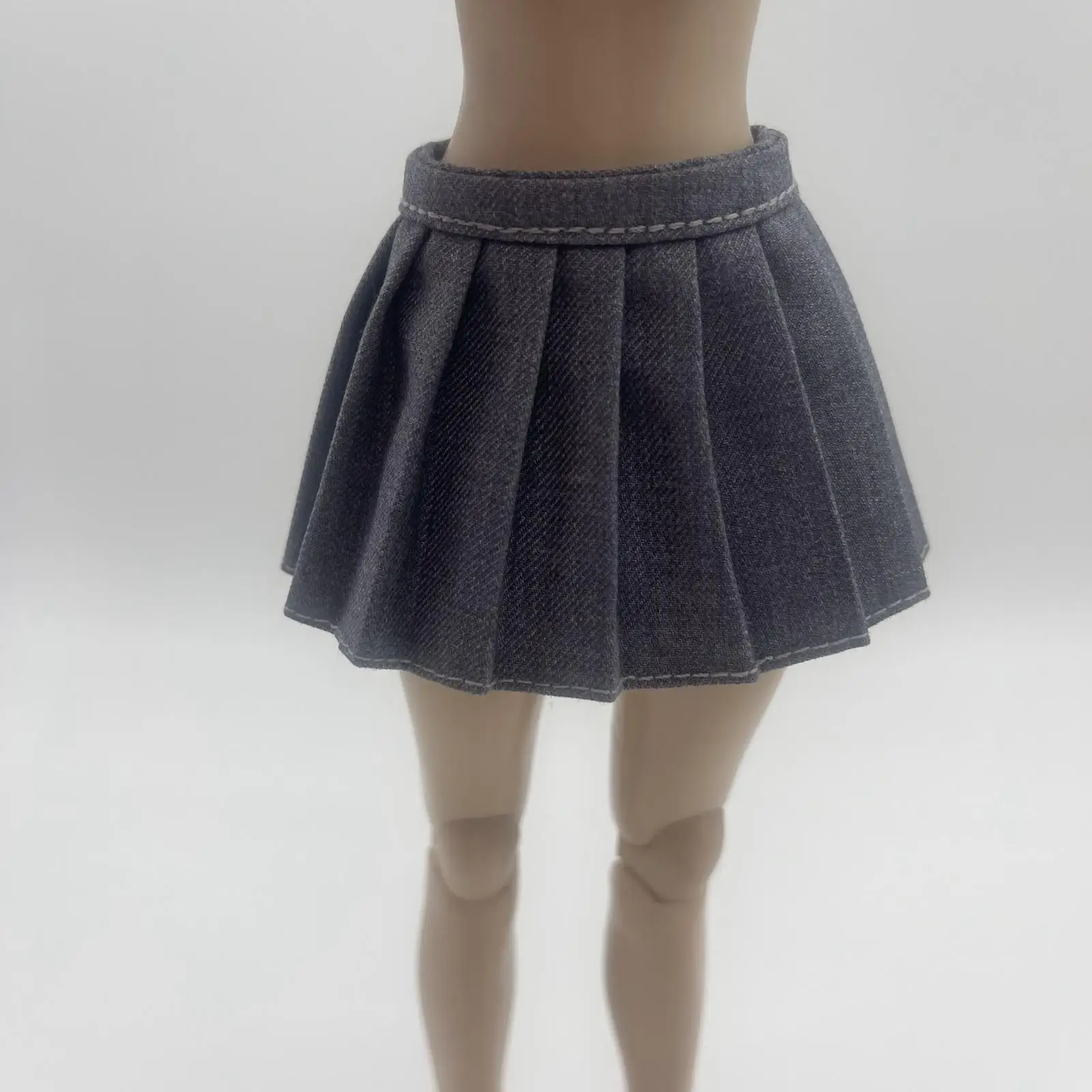 1/6 Girl Pleated Mini Skirt Fashion Short Skirt Costume Dress for 12'' Action Figure Body Dress up