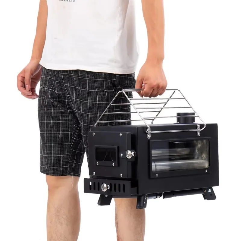 Modern Multi-purpose Charcoal Combustion Design of Portable Carbon Steel Folding Furnace