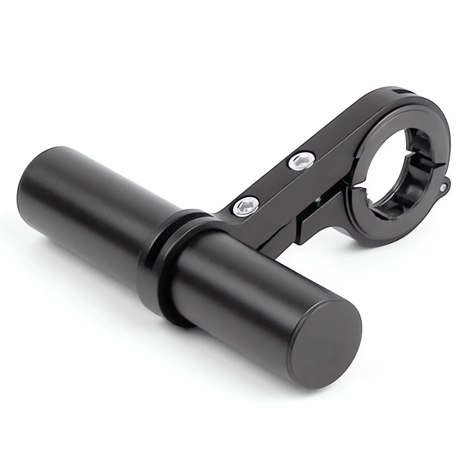 رباعية قفل دراجة دراجة المقود موسع تمديد ضوء مصباح الكمبيوتر الهاتف جبل قوس حامل #4