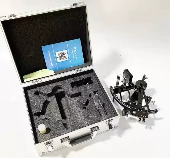 Marine sextant GLH130-40 for ship navigation. Ship navigation and guidance instrument 370331. Navigation instrument.