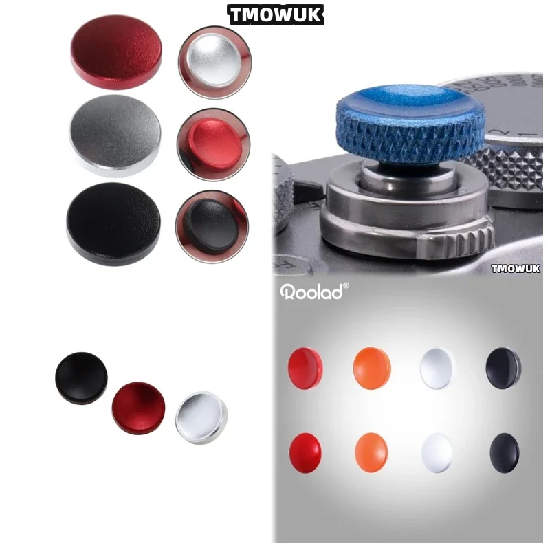 

For A7M4 A6000 A6300 A6500 A5100 ZV-E10 RX1R II RX10 Durable Concave Metal Shutter Buttons