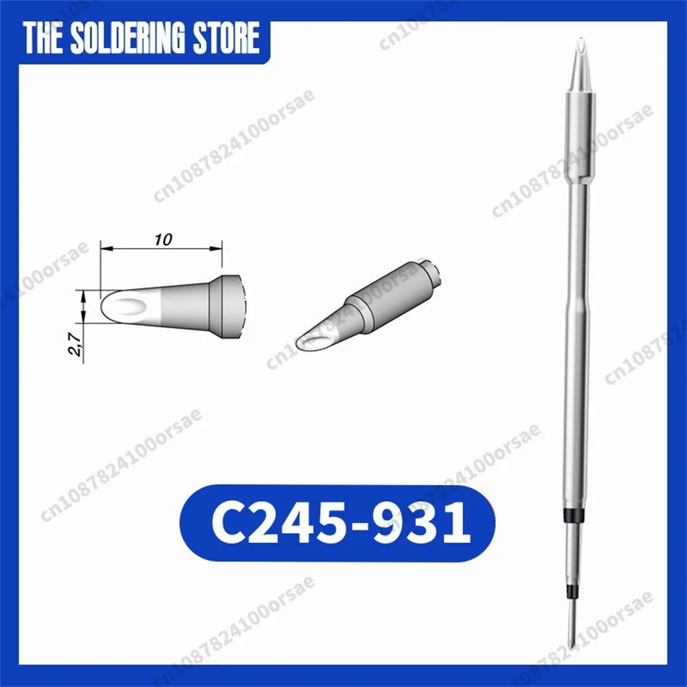 C245 931 Cartridge for JBC SUGON AIFEN A9/A9pro T245 Soldering Handle, жало C245 Tip Replacement Accessory Tool