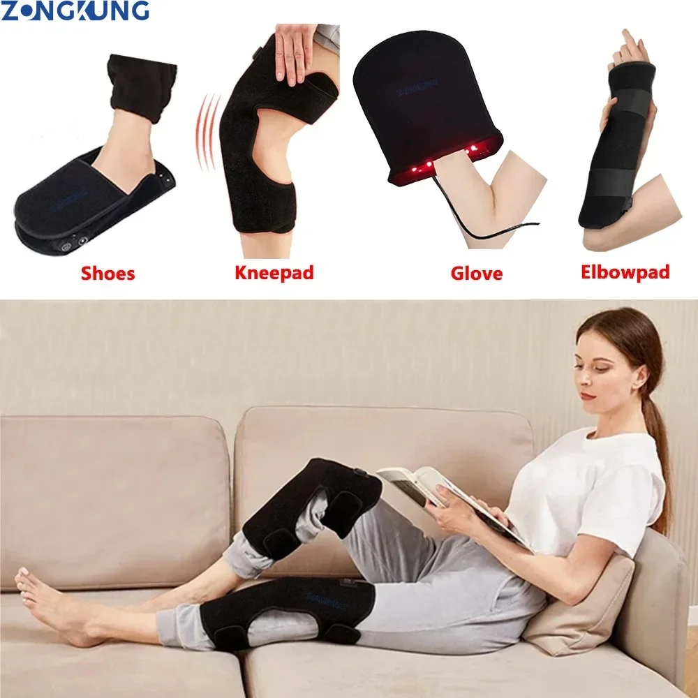 ZONGKUNG Red Light Devices Near Infrared LED 650nm&880nm for Hand Leg Knee Elbow Fatigue Relief Body Relaxation Home Use Device