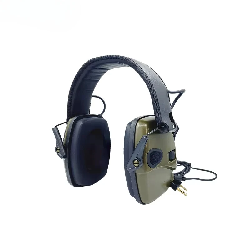 

Intelligent noise cancelling walkie talkie earphones, dual earmuffs, wired music earphones, noise factory earphones