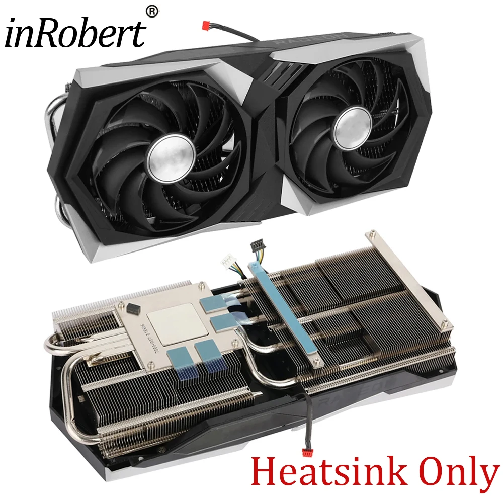 Nieuwe Originele Video Card Heatsink RX6600XT Voor Msi Rx 6600 Xt Gaming X Grafische Kaart Vervanging Koellichaam