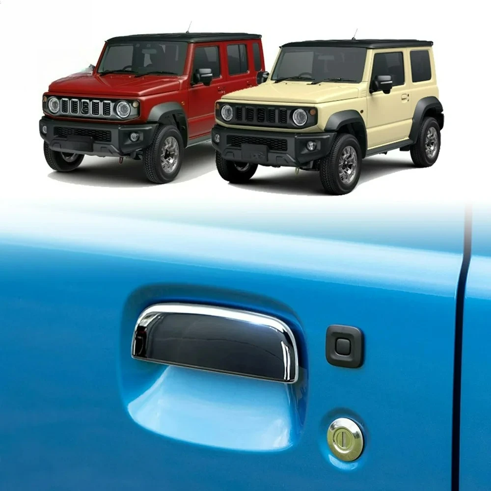 

For Suzuki jimny 2018-2025 JB64W/JB74/JC74W Door handle anti scratch decorative strip Exterior door bowl cap cover Accessories