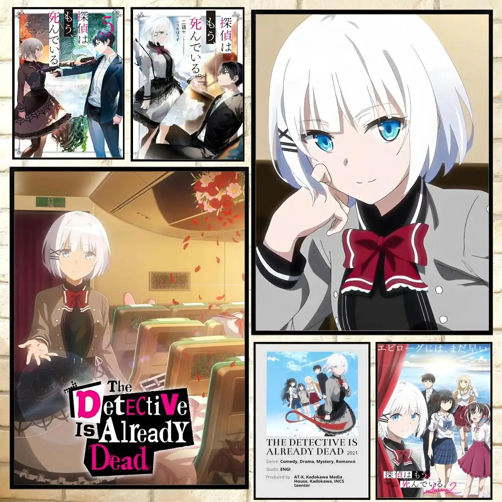 anime The Detective Is Already Dead Poster Versatile HD Waterproof Wall Art Self-Adhesive Decor for Any Space Ideal Gift
