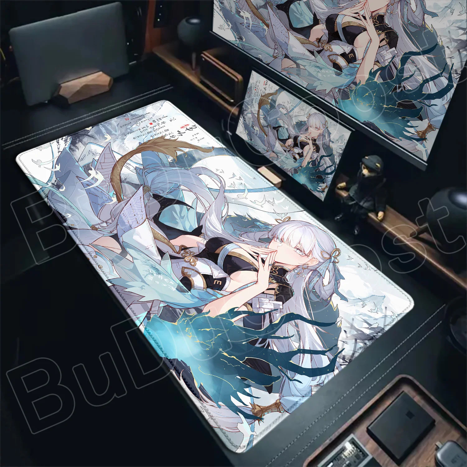 

Laptop Large Cute Anime Game KeyboardMat Popular Wuthering Waves Jinhsi Comic MousePad E-Sports Computer Peripherals Accessories