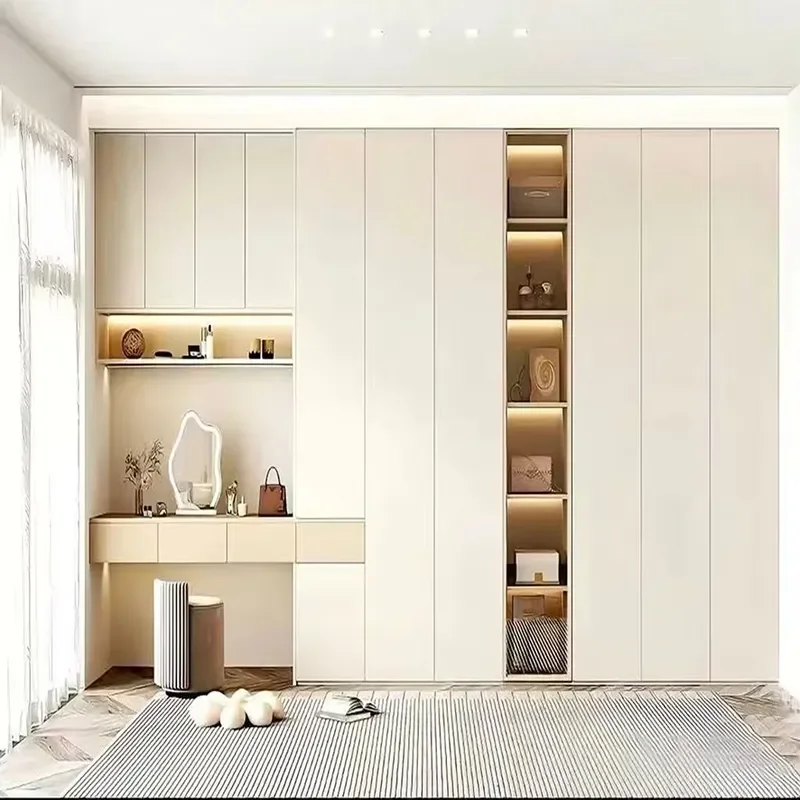 Hot-selling Bedroom Dressing Table Modern Wardrobe and Dressing Table Integrated Cabinet