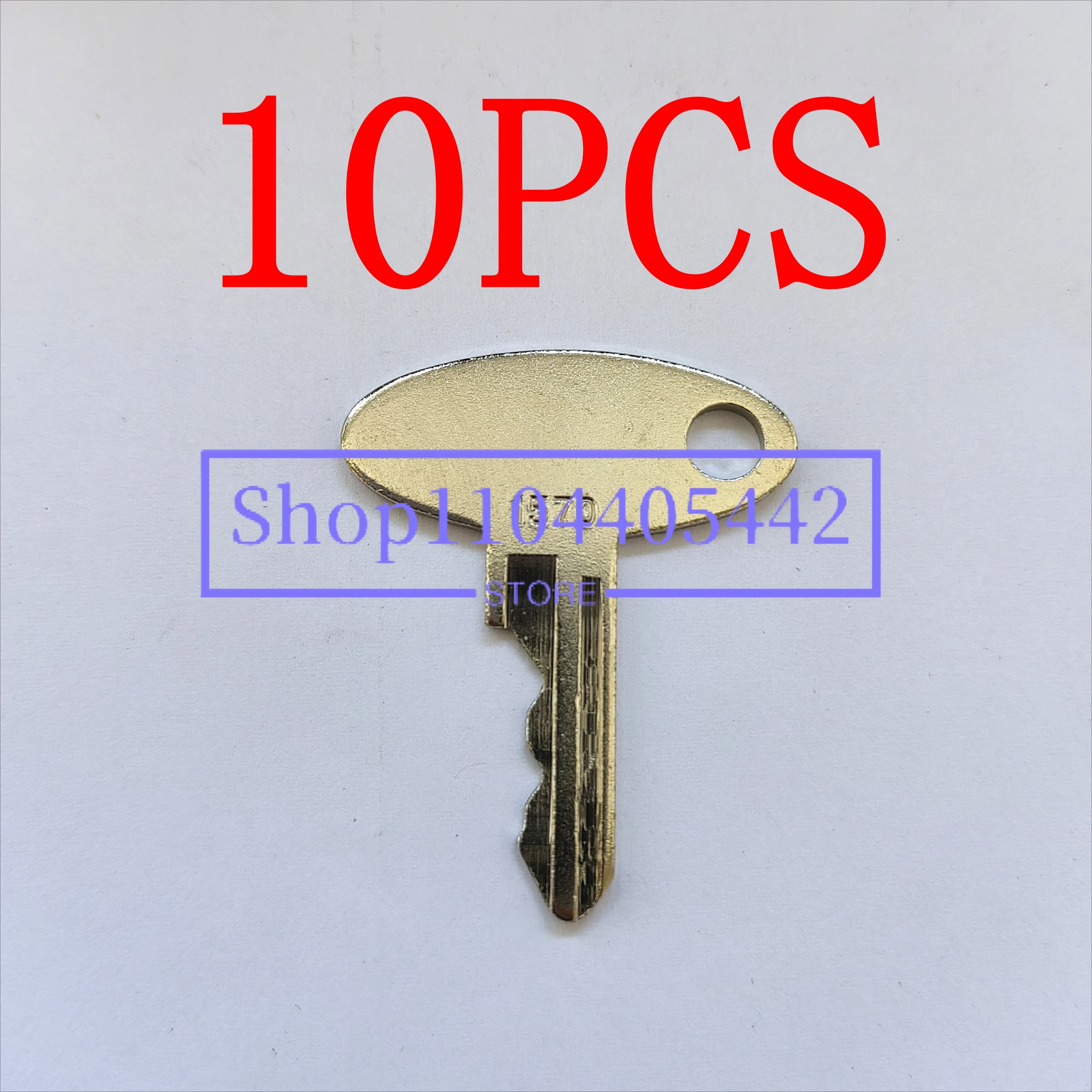 

10PCS 1570 5252 Keys Eli80-0089 Ignition Key Fits For Ford Sakai Massey Ferguson Perkins Tractor