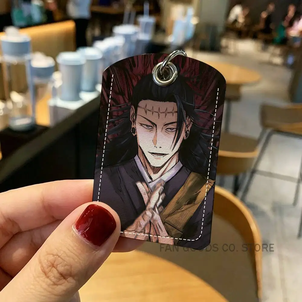 Anime K-Kenjaku Holder Keychain For Air Tag Bank Business Work Card Holder Student Card Protective Case Bus Card view 4