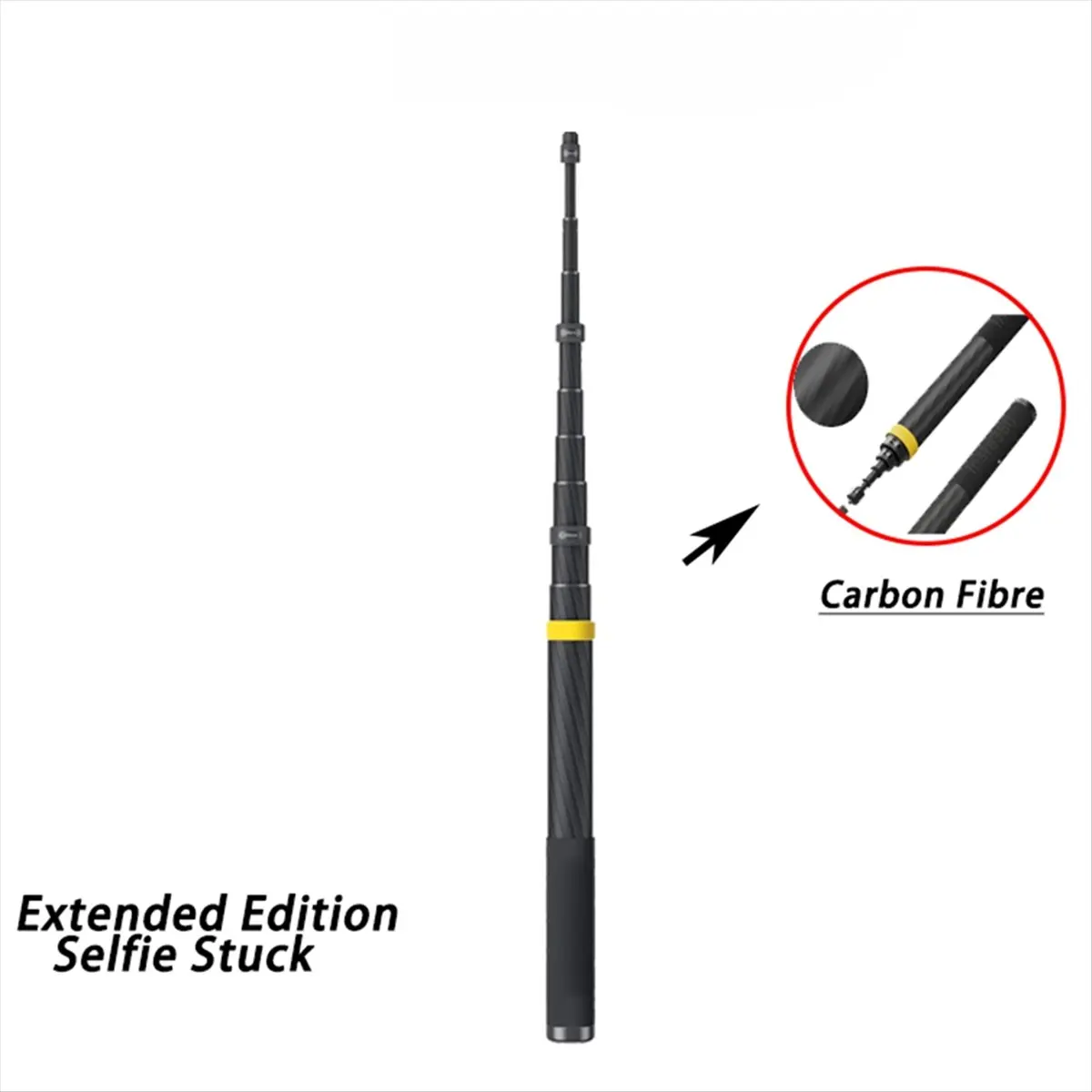 For X5 3 meters 9.8ft Extended Edition Selfie Stick selfie stick Carbon Fibre