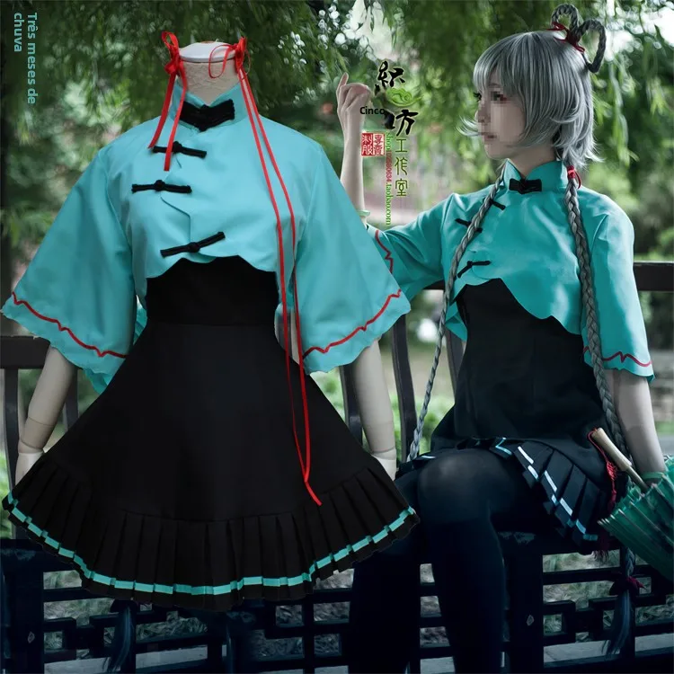 lotus-tian-march-rain-フォーマルウェア-コスプレ-アニメ-v-ホーム-ボーカロイド-レッド布靴-ブレスレット-調節可能なスカート-対象年齢-4-歳以上