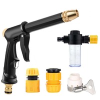 Portable High Pressure Water Gun For Cleaning Car Wash Machine Garden Watering Hose Nozzle Sprinkler Foam Water Gun Supplier