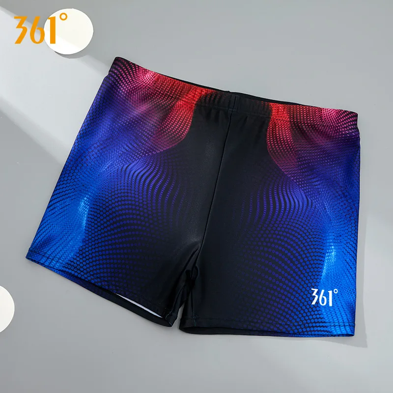361Men Professional WaterProof Beach Sports Surfing Board Shorts Quick-Dry Competitive Bathing Swim Trunks Breathable Briefs