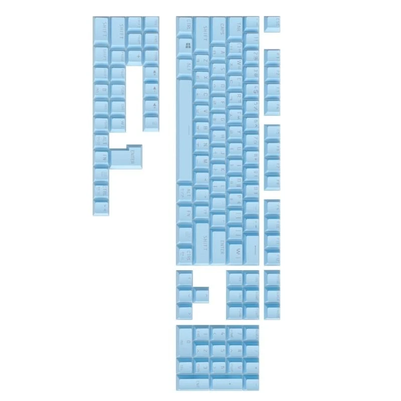 Качественный набор корейских клавишных колпачков из АБС-пластика, OEM-профиль, полное покрытие для переключателей MX 61 64 68 75 98 104 108 механических клавиатур