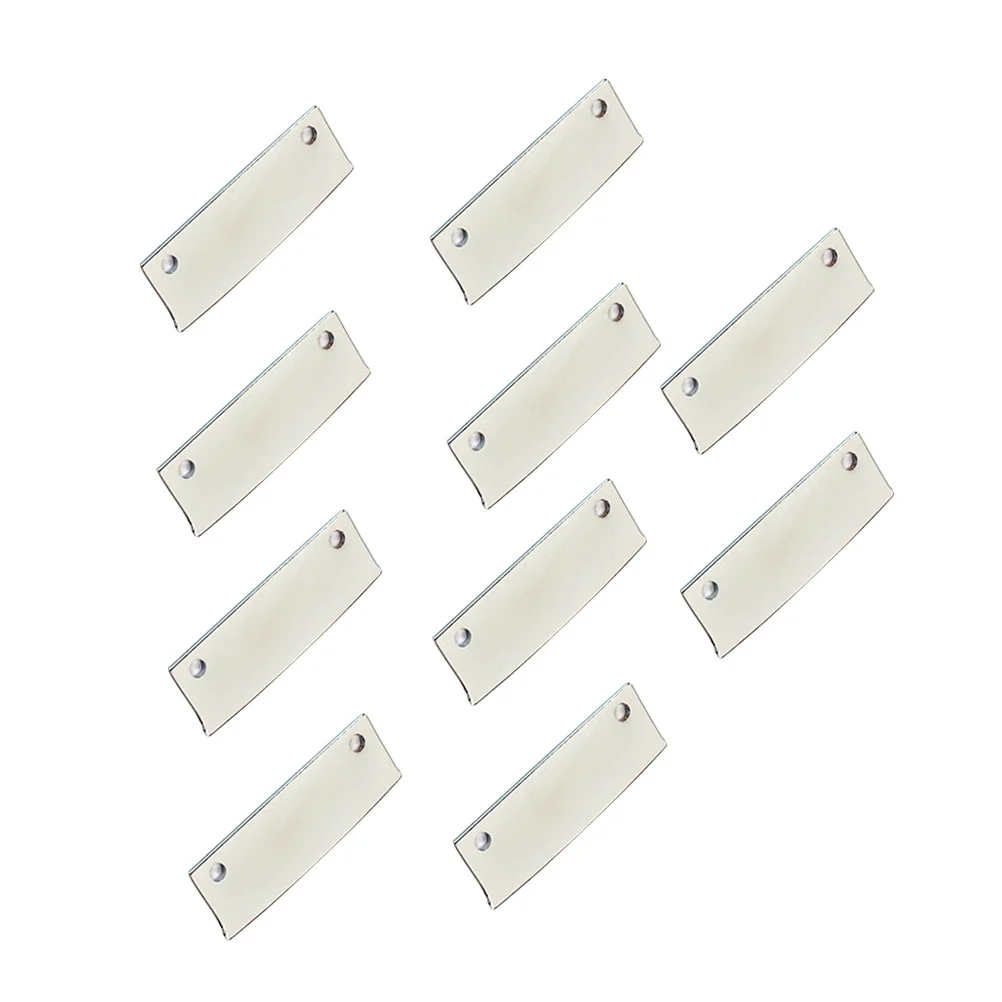 10 قطعة قضبان لاقط الجيتار شفرات هامبوكر مطلية بالنيكل لـ St الكهربائية باس التقاطات السكك الحديدية المزدوجة استبدال لاقط المهنية #2