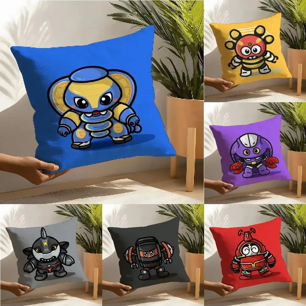 Classic Anime BB-Robo Kabutack Pillow Case linen pillow case sofa home decor cushion cover cushion cove