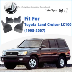 Mudguard For Toyota Land Cruiser 100 LC100 FJ100 1998-2007 Front Rear 4pcs Mudflaps Mudguards Car Accessories Auto Styline