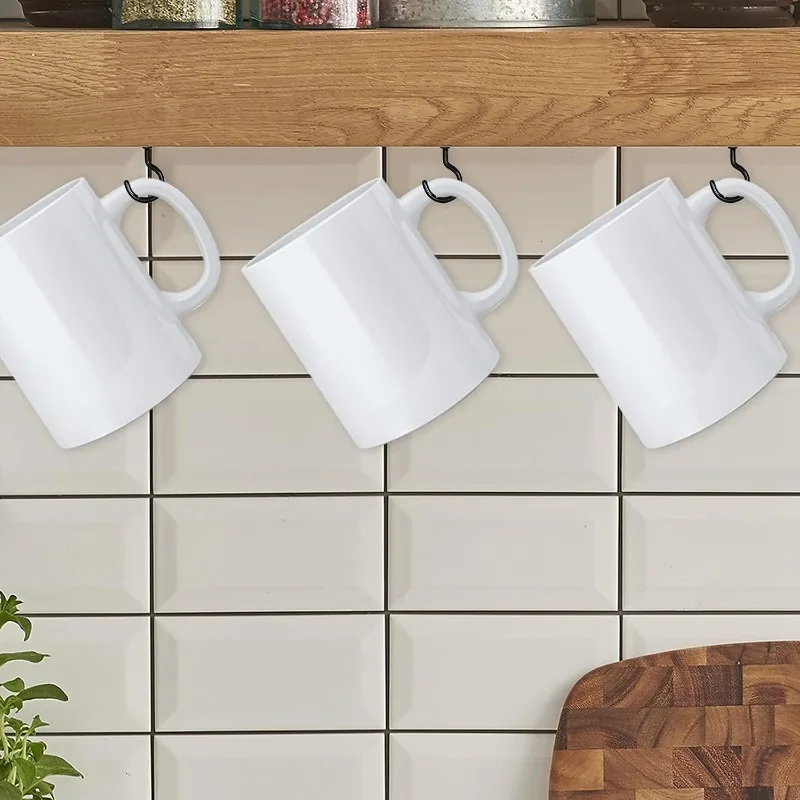300/50pcs Mini Metal Screw Hooks Ceiling Wall Rack for Plant Hanging Hangers String Lights Wind Chimes Kitchen Cup Hook Storager