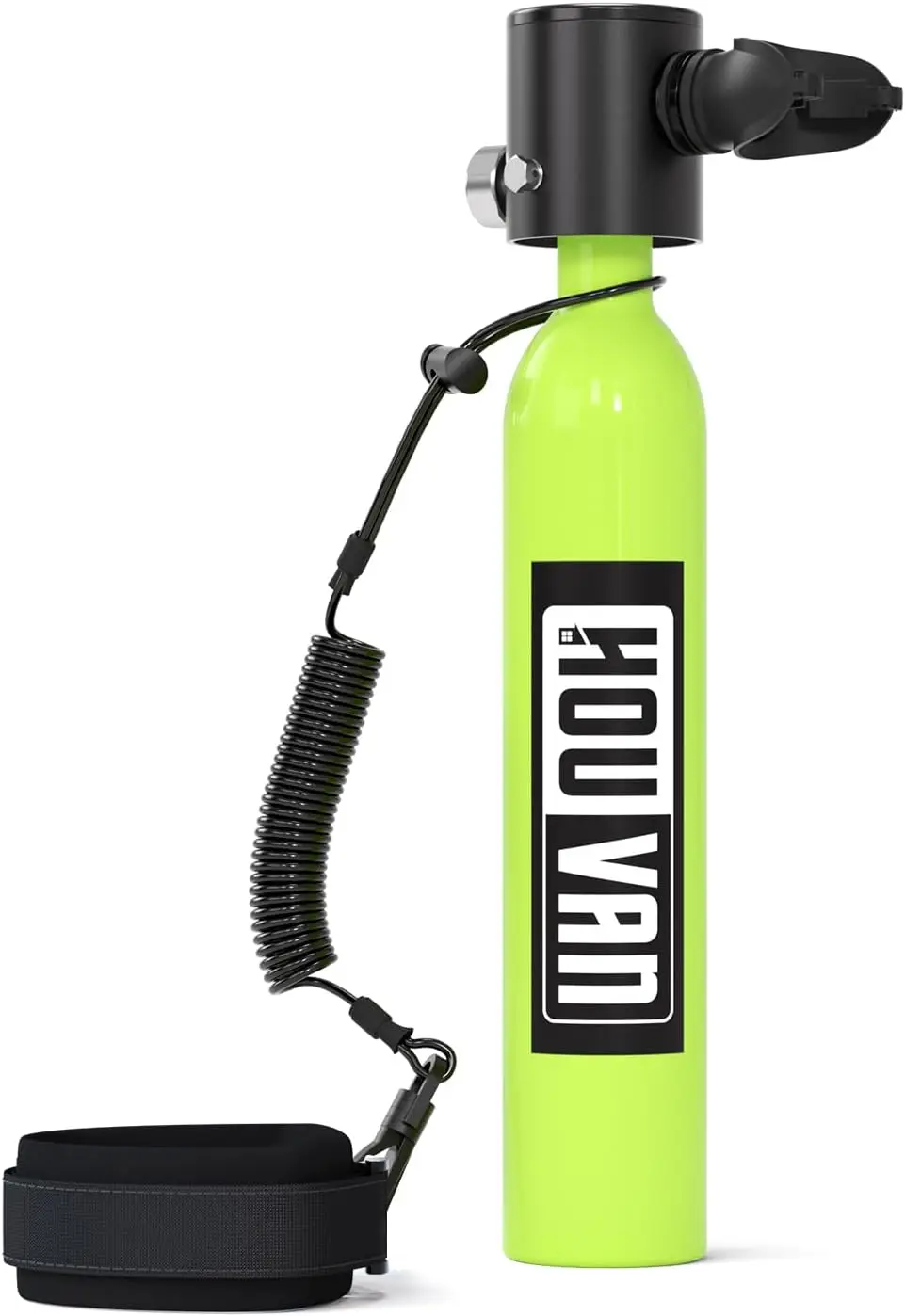 Portable Inflatable Scuba Tank, 0.5L Volume, DOT Certified, Enables Underwater Respiration Up to 16ft, Compact Diving Cylinder for Work & Recreation