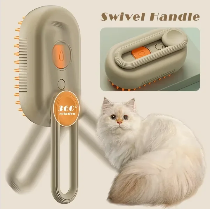 Cat & Dog Pet Spray Massage Comb One Key Spray Anti-Fly Comb Bath Brush Hair Removal Pet Supplies Combs Cat comb Pet Products