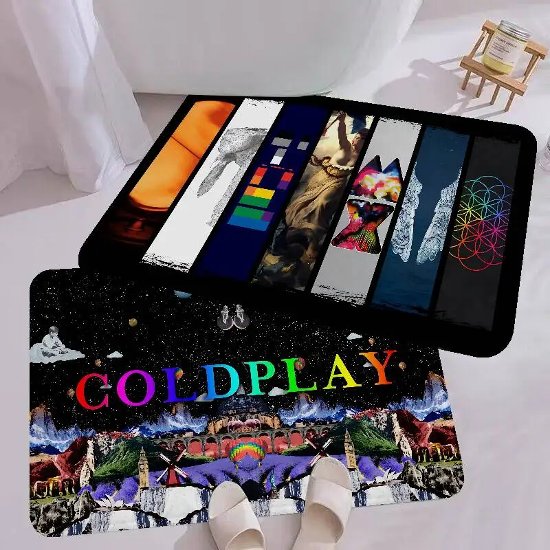 Pop Rock Band C-Coldplay Entrance Door Mat Nordic Style Home Doormat Bathroom-Toilet Mats Bedroom Hotel Decor Mat