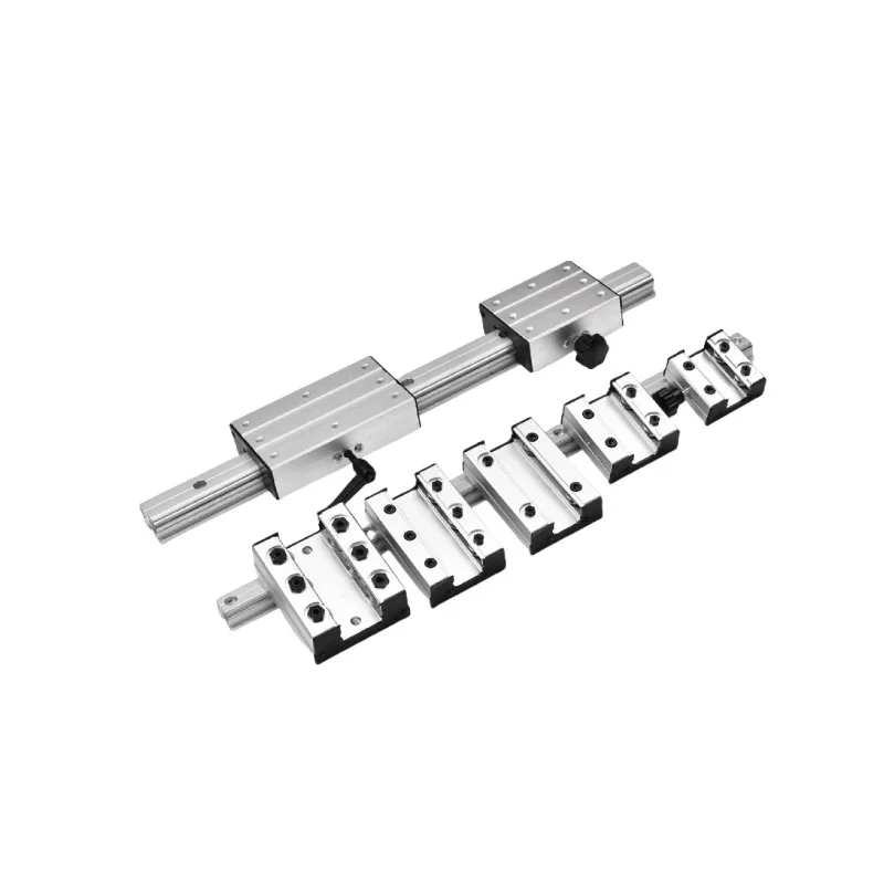 LGD8 Double Axis Linear Guide Rail Aluminum Alloy Slider Block Low Noise High Precision CNC Woodworking Packaging Automation Equ