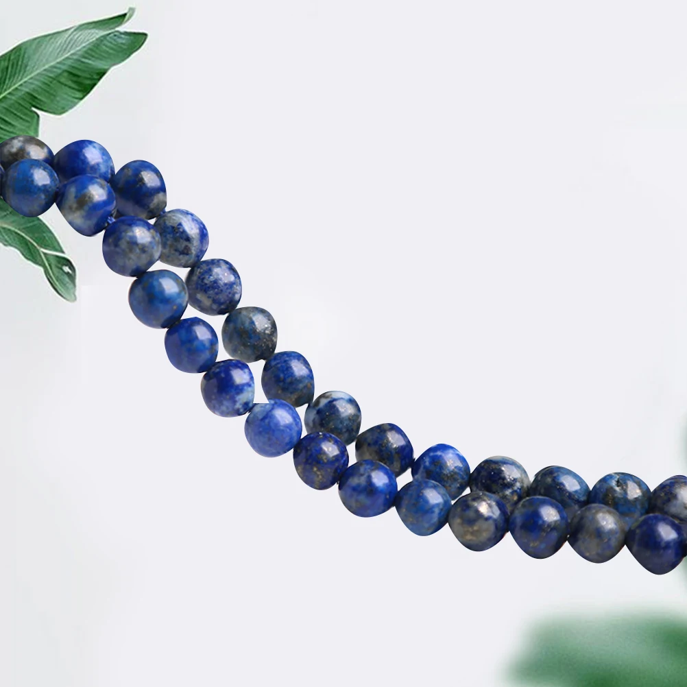 

Lapis Lazuli Loose Beads Color 8mm Stone DIY Crafts for Necklace Bracelet Making Decorative Jewelry
