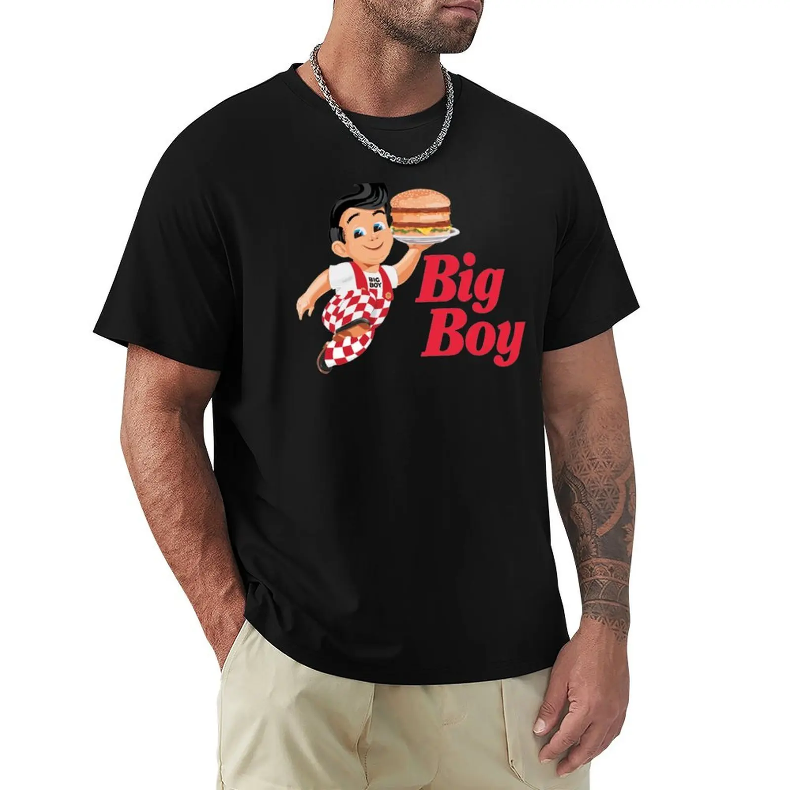 

Bob_s Big Boy T-Shirt korean fashion summer shirt anime figures mens cotton t shirts