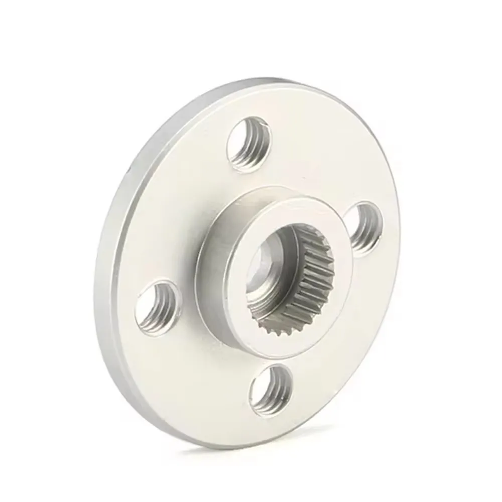 Staffa di montaggio servo rotondo 25T per pezzo di ricambio servo biassiale robot originale per supporto servo robot fai da te
